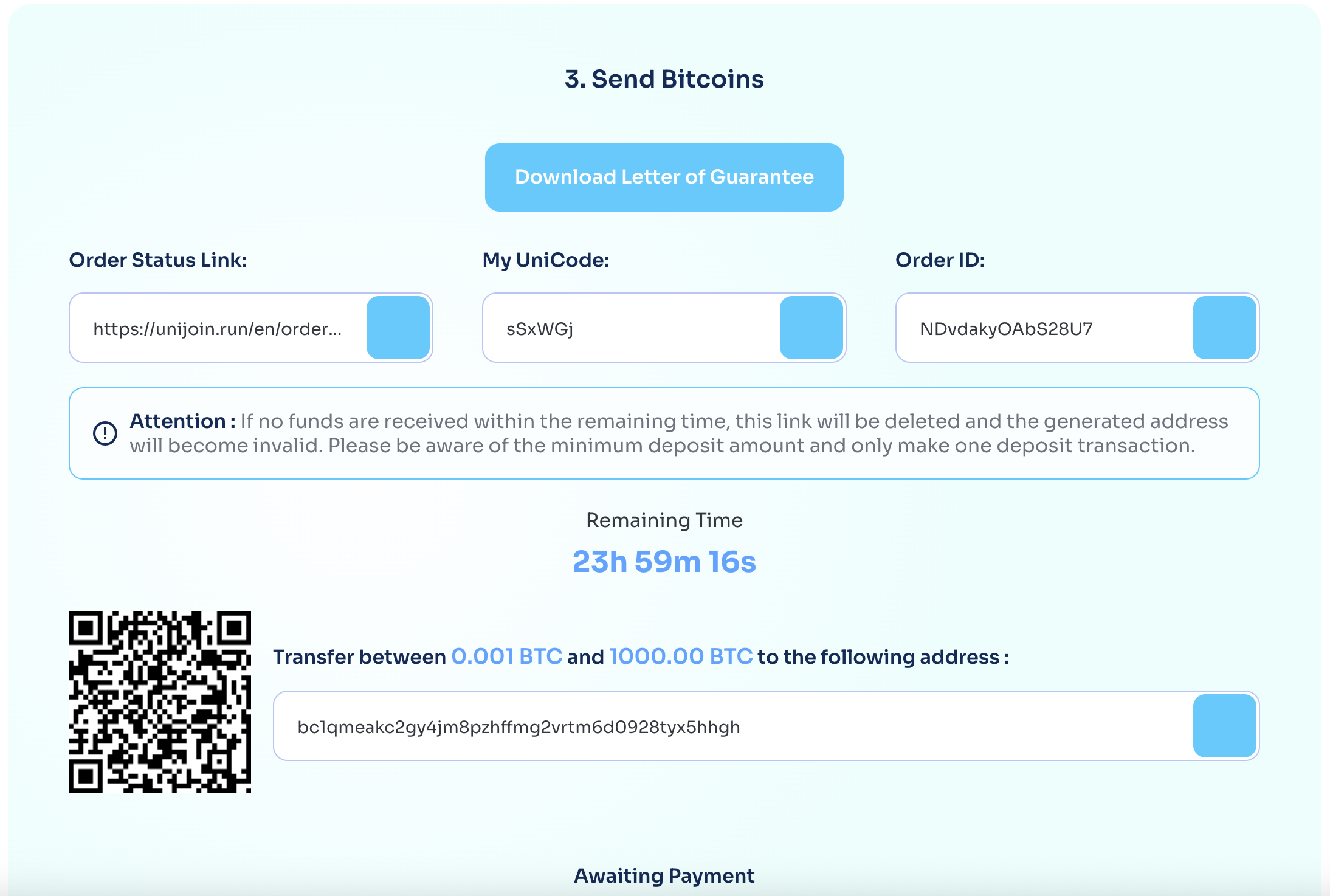 Bitcoin Tumbler Analytics